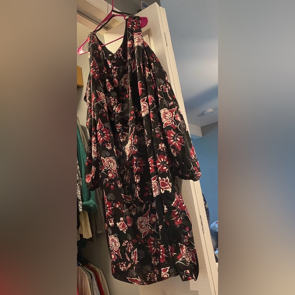 Fall plus size women’s dress